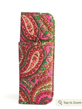 Vera Bradley Curling and Flat Iron Cover in Capri Pink NWT